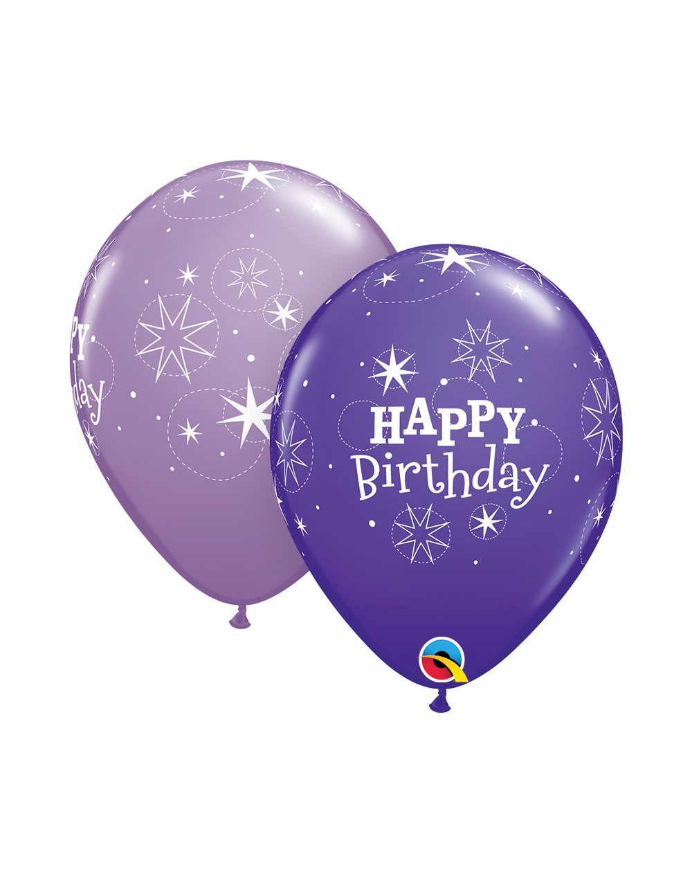 Ballon Happy Birthday Sparkle lila 33cm