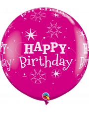 Riesenballon Happy Birthday Party 90cm