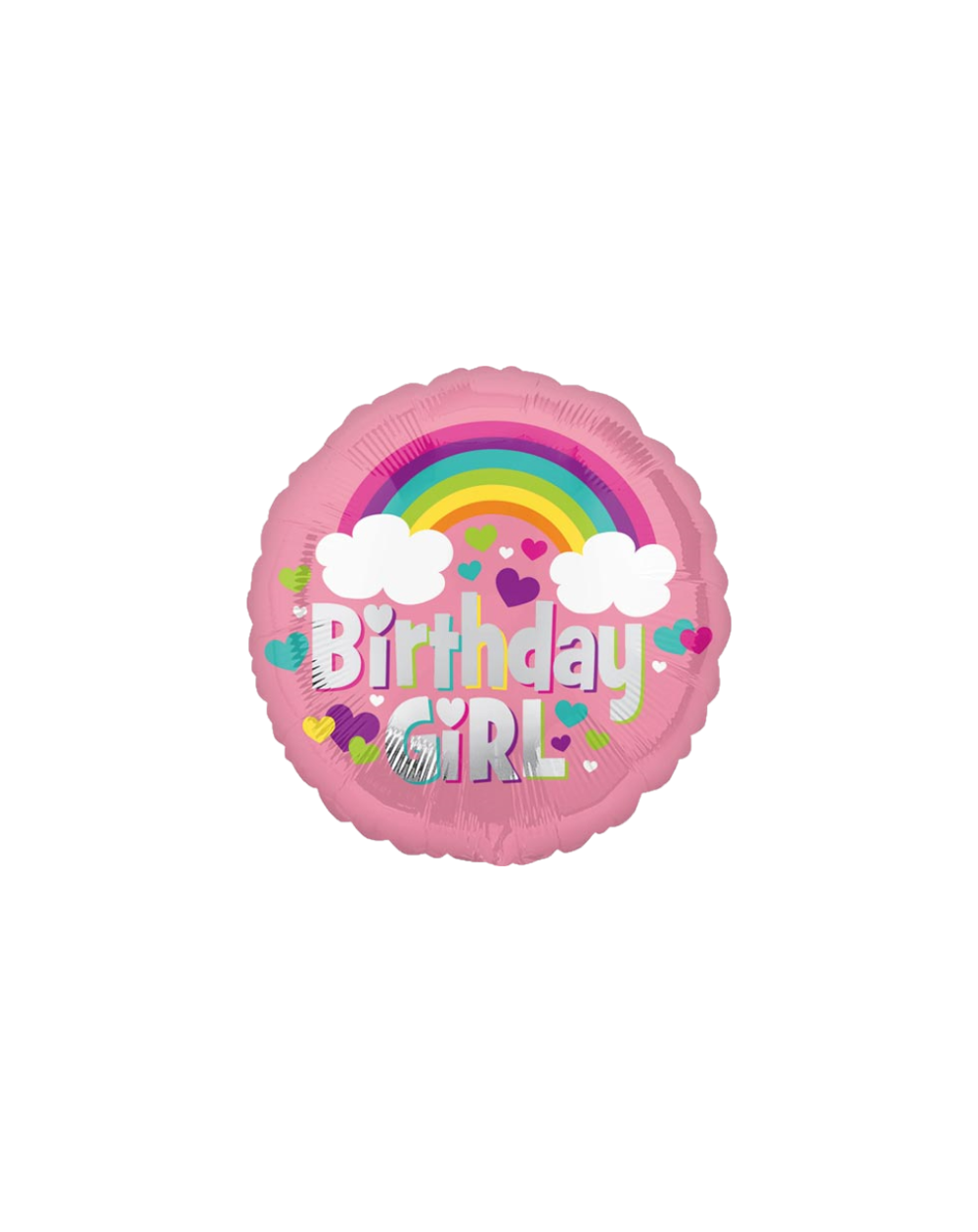 Geschenkballon Girls Rainbow 45cm