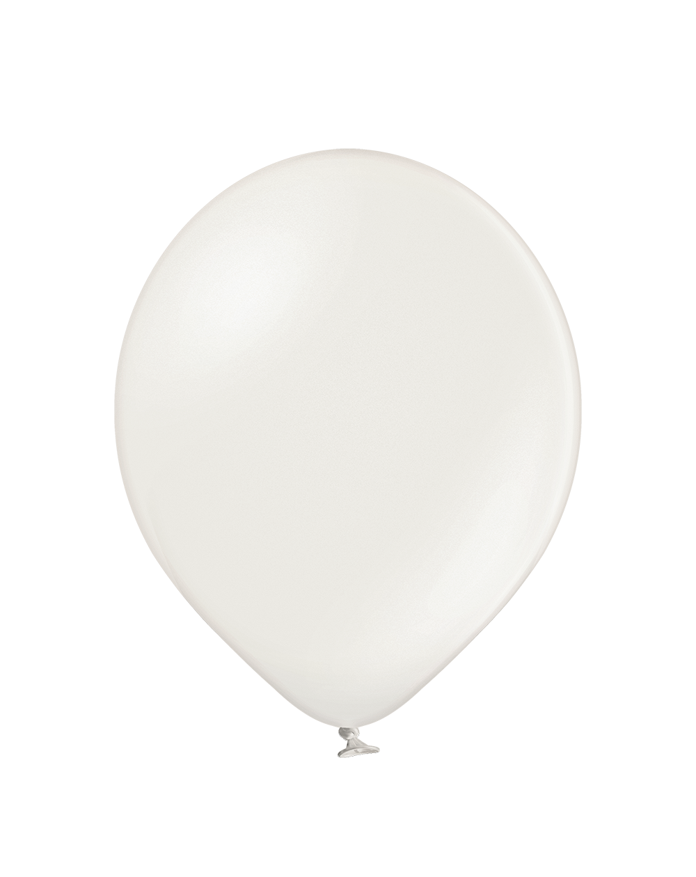 Metallic-Ballon 35cm weiss