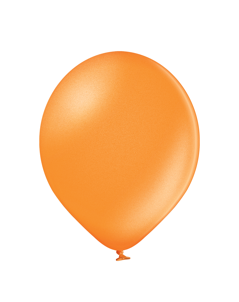 Metallic-Ballon 35cm Orange