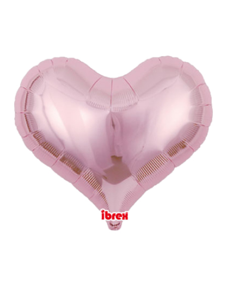 Geschenkballon Jelly Herz 63cm, babyrosa