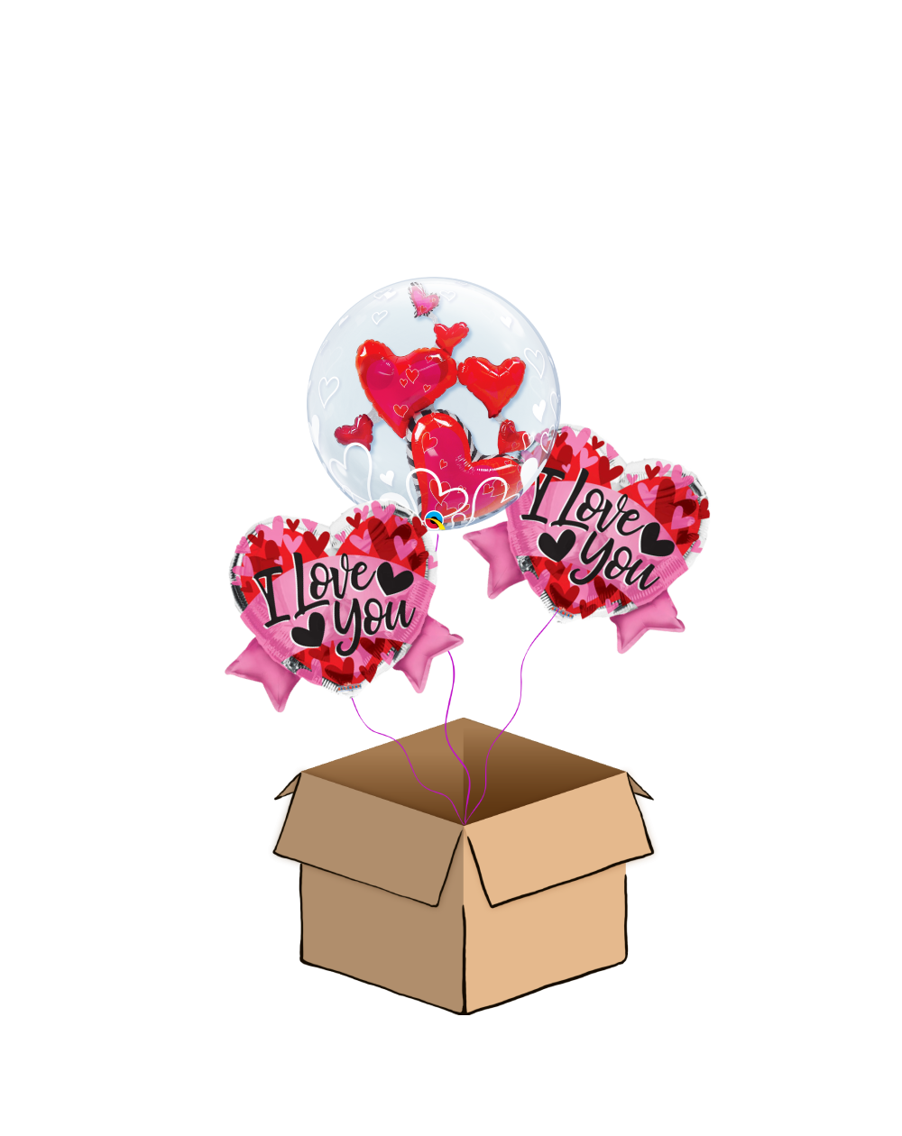 Ballon-Bouquet Bubble Love