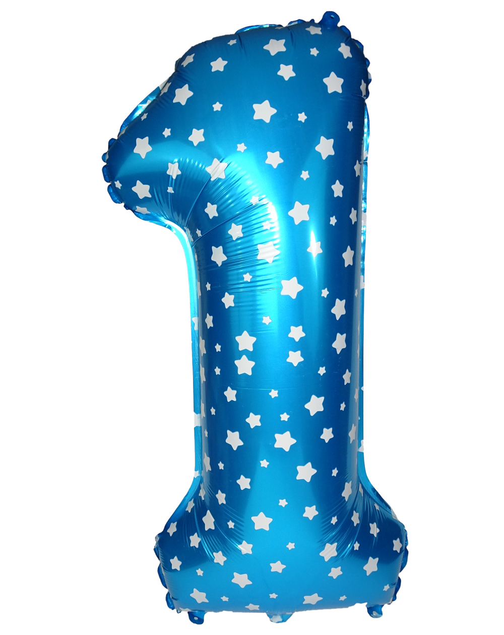 Geschenkballon Ziffer 1 60cm Blau