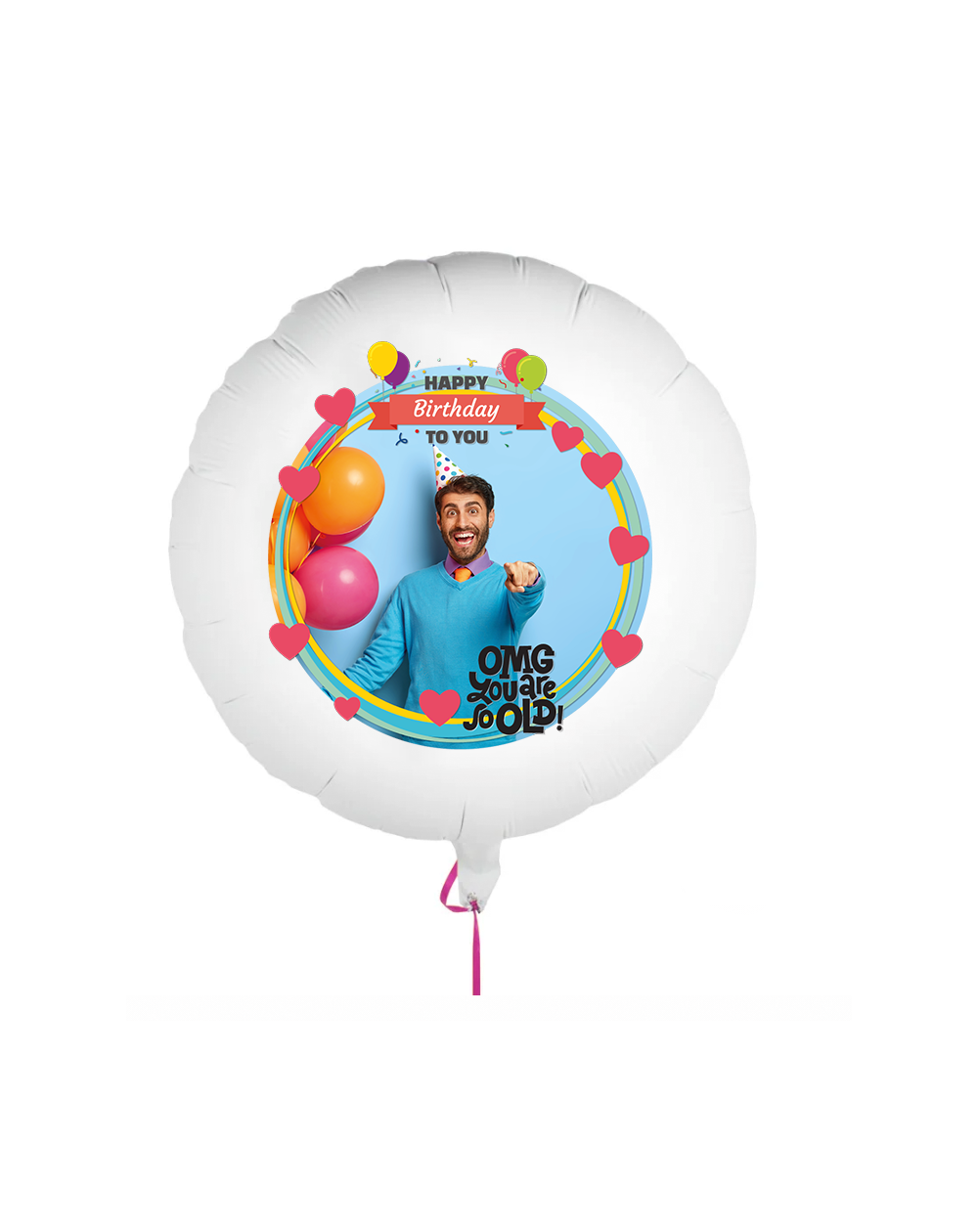 Fotoballon OMG du bist Alt 60cm