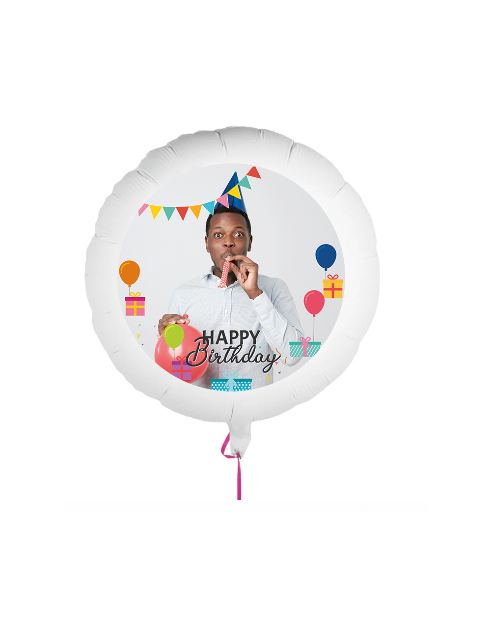 Fotoballon Birthday Present 60cm