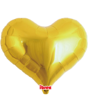 Geschenkballon Jelly Herz 63cm, gold