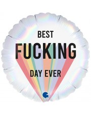 Geschenkballon Best Fucking Day 45cm