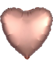 Geschenkballon Herz Satin 45cm