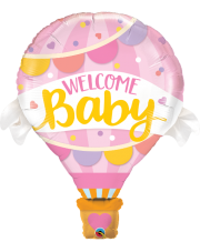 Geschenkballon Welcome Baby Girl Ballon 107cm