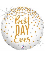 Geschenkballon Best DAY Ever 45cm