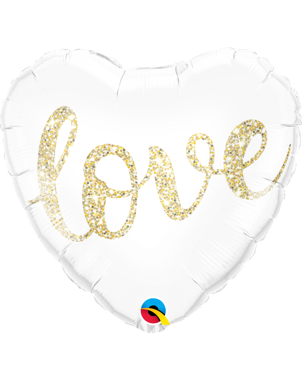Geschenkballon Glitter Love 45cm