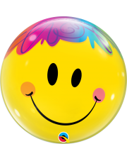 Geschenkballon Bubble Smile Face 55cm