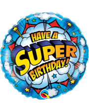 Geschenkballon Super Geburtstag 45cm