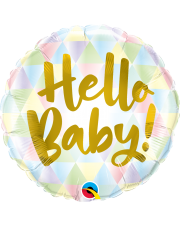 Geschenkballon Hello Baby! 45cm