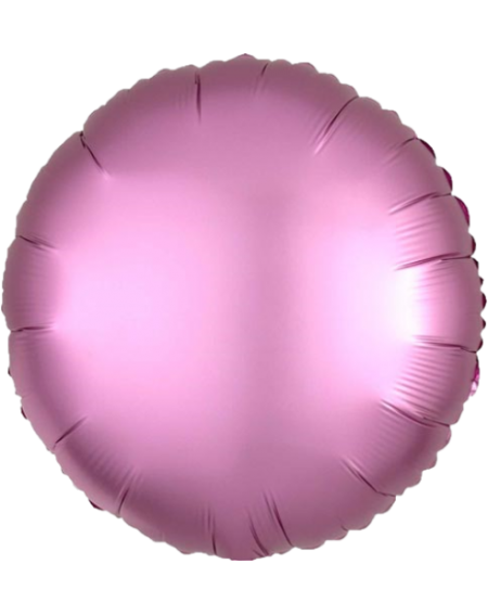 Geschenkballon Rund Satin 45cm in rosa