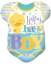 Geschenkballon Strampler Baby Boy 45cm