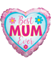 Geschenkballon Best Mum 45cm