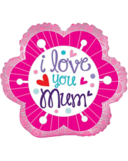 Geschenkballon Love you Mum 45cm