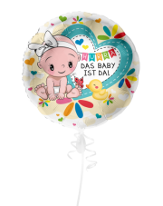 Geschenkballon Hurra das Baby ist da 71cm