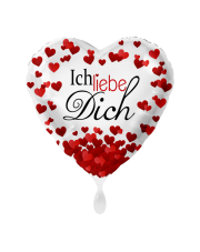 Geschenkballon Ich liebe dich Hearts 71cm