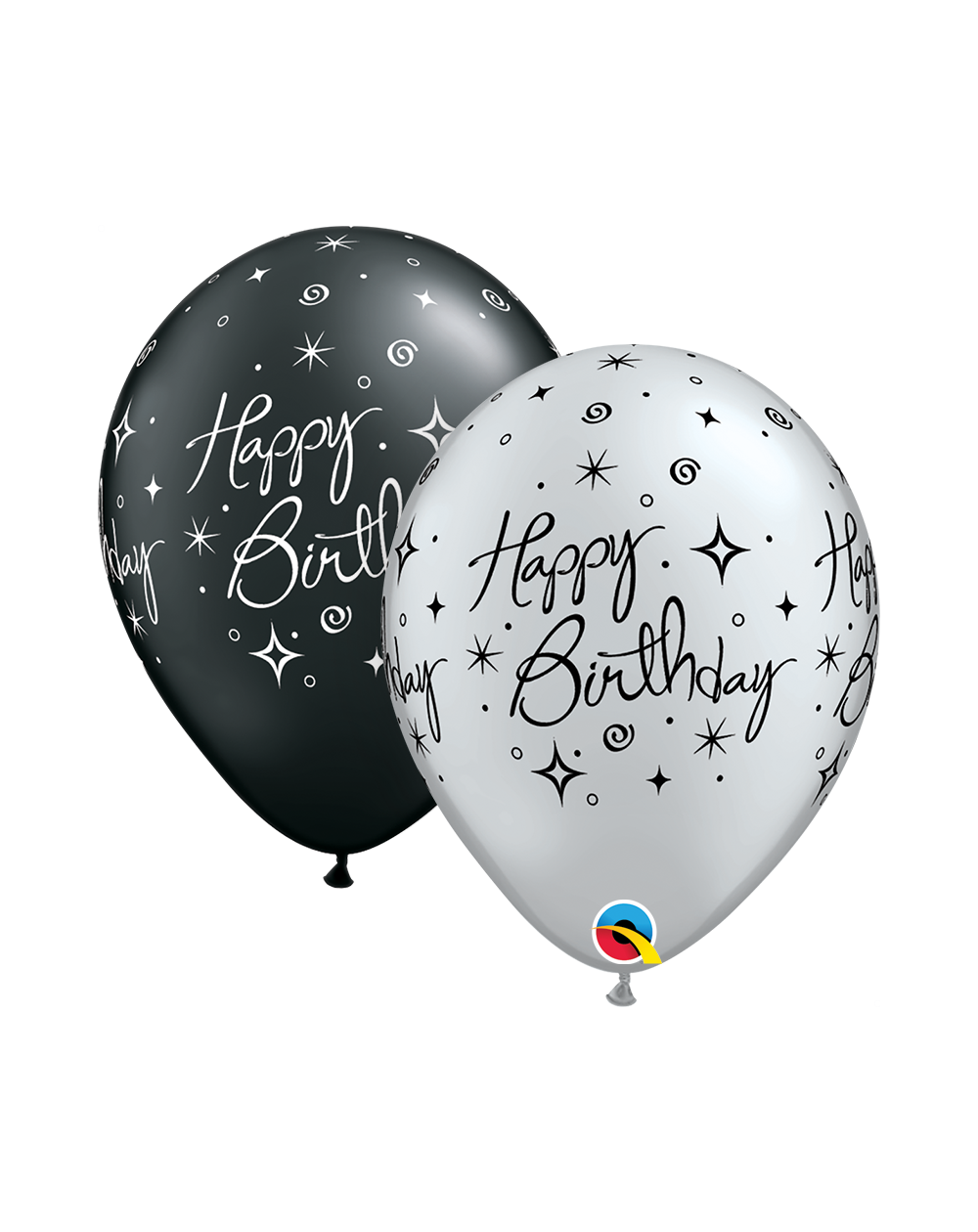 Ballon Elegant Sparkles & Swirls 33cm