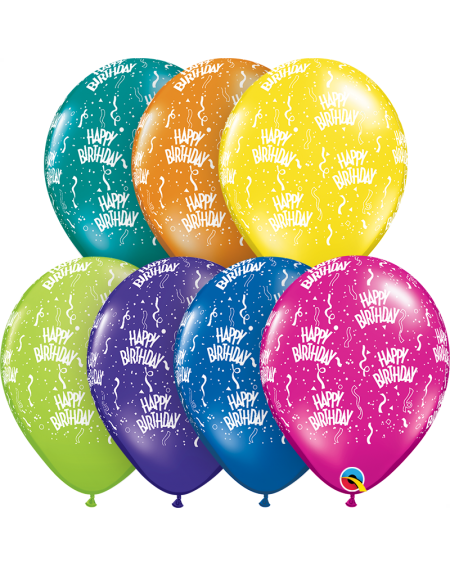 Ballon Happy Birthday Konfetti 33cm