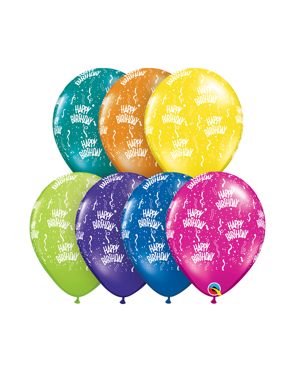 Ballon Happy Birthday Konfetti 33cm