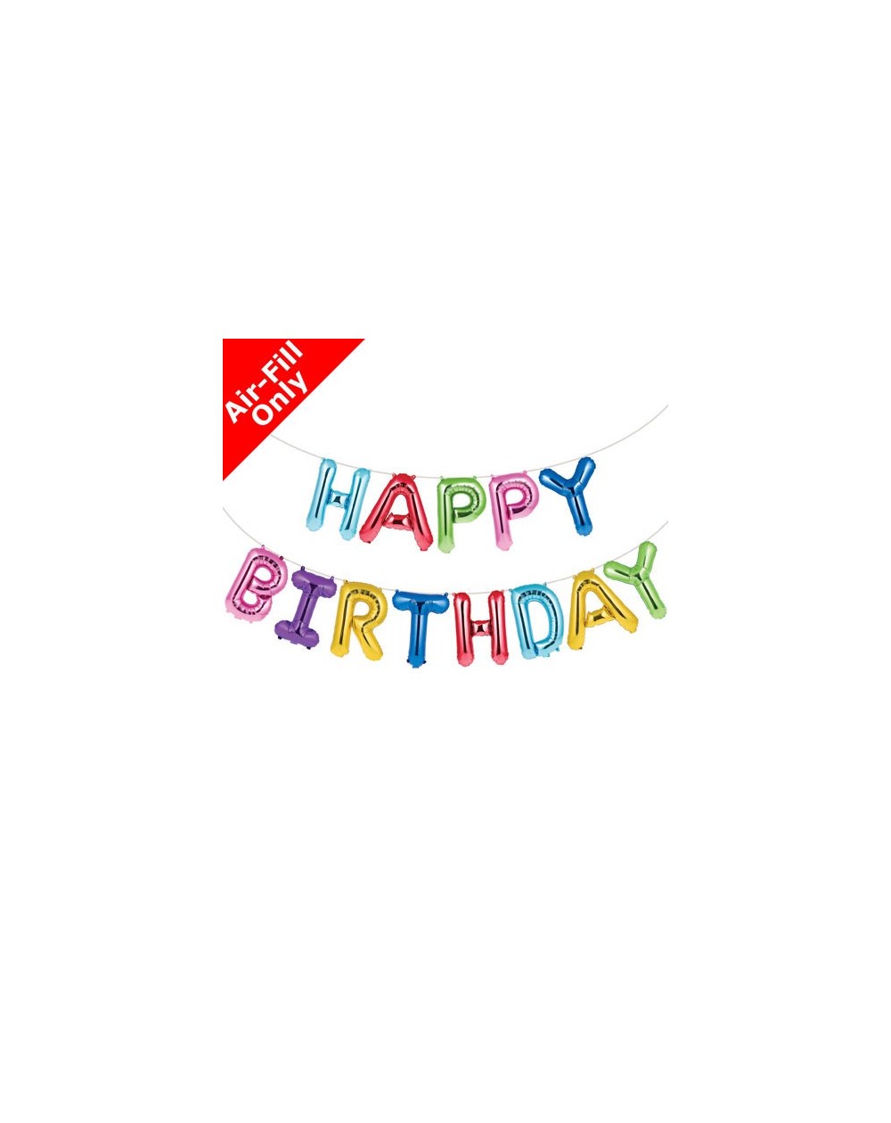 Folienballon Happy Birthday 40cm/Buchstabe
