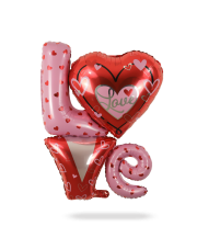 Geschenkballon LOVE Herz 80cm