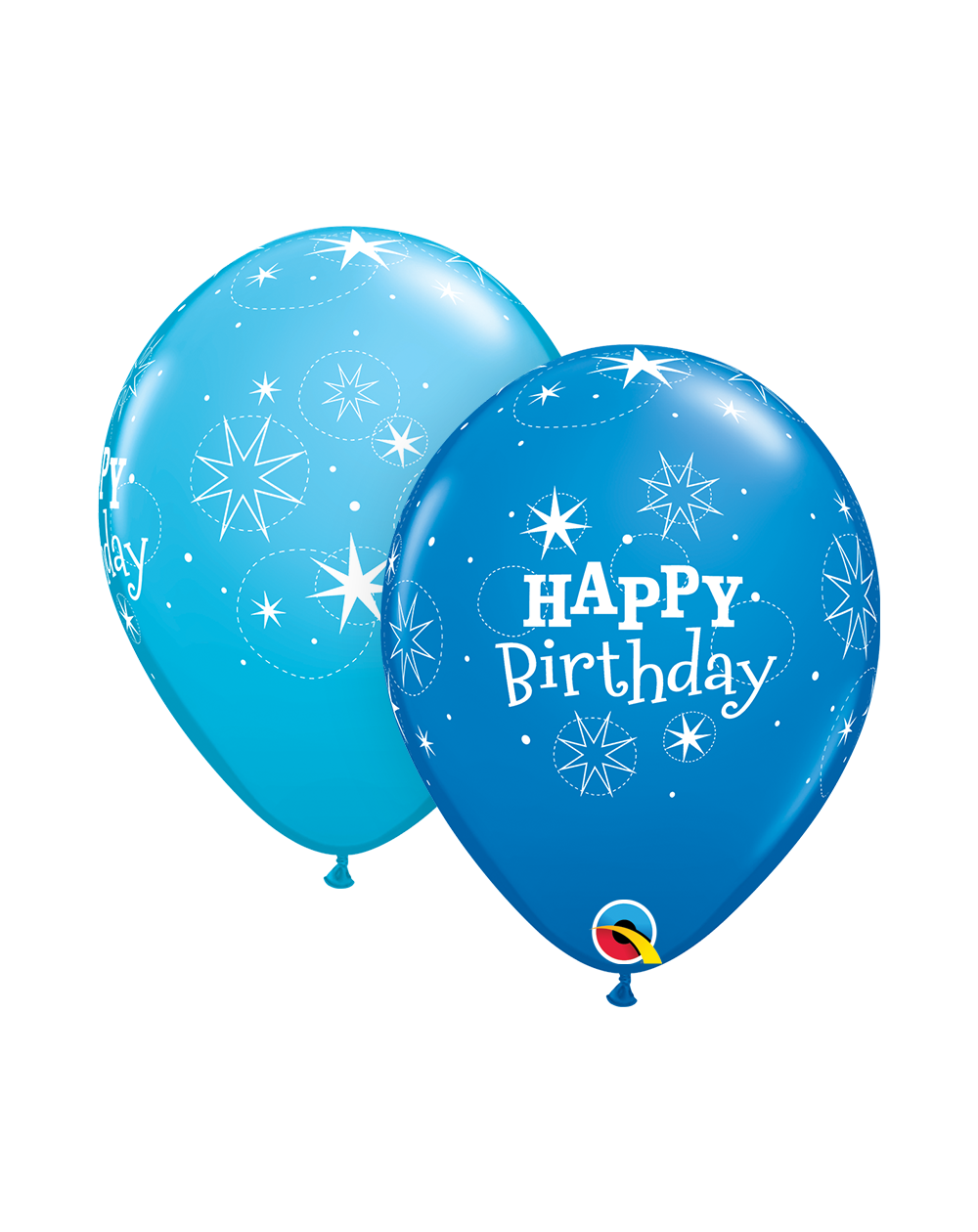 Ballon Happy Birthday Sparkle blue 33cm