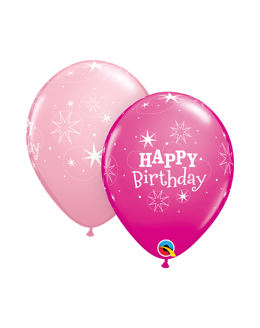 Ballon Happy Birthday Sparkle pink 33cm